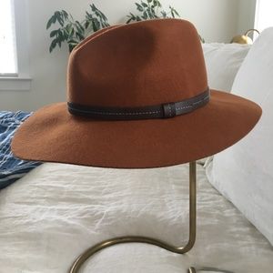 Anthropologie Felt Wide-Brim Fedora